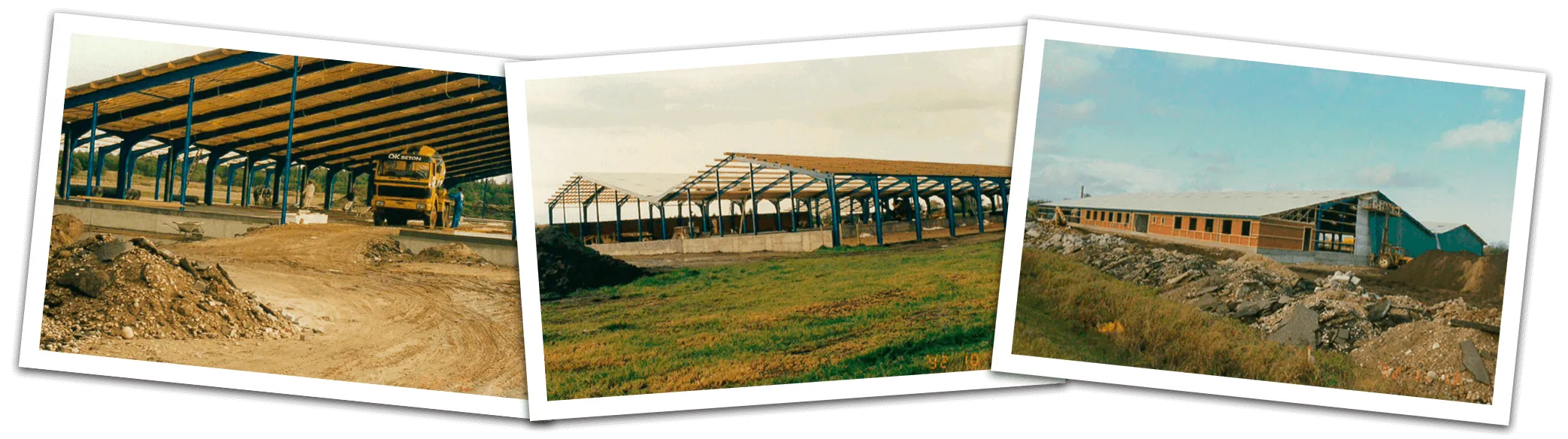 Byggeriet af ny lagerhal